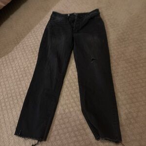 Kut from the Kloth Black Straight Leg Jeans